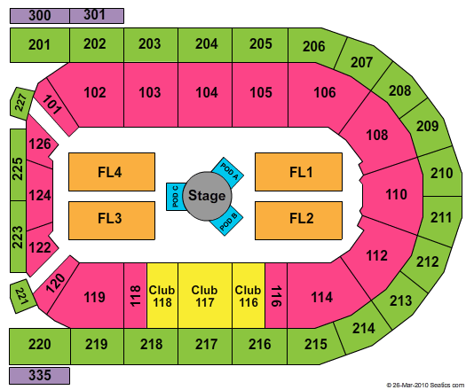 Mohegan Sun Arena at Casey Plaza James Taylor (CONSULT MAPS TEAM BEFORE USING) Seating Chart